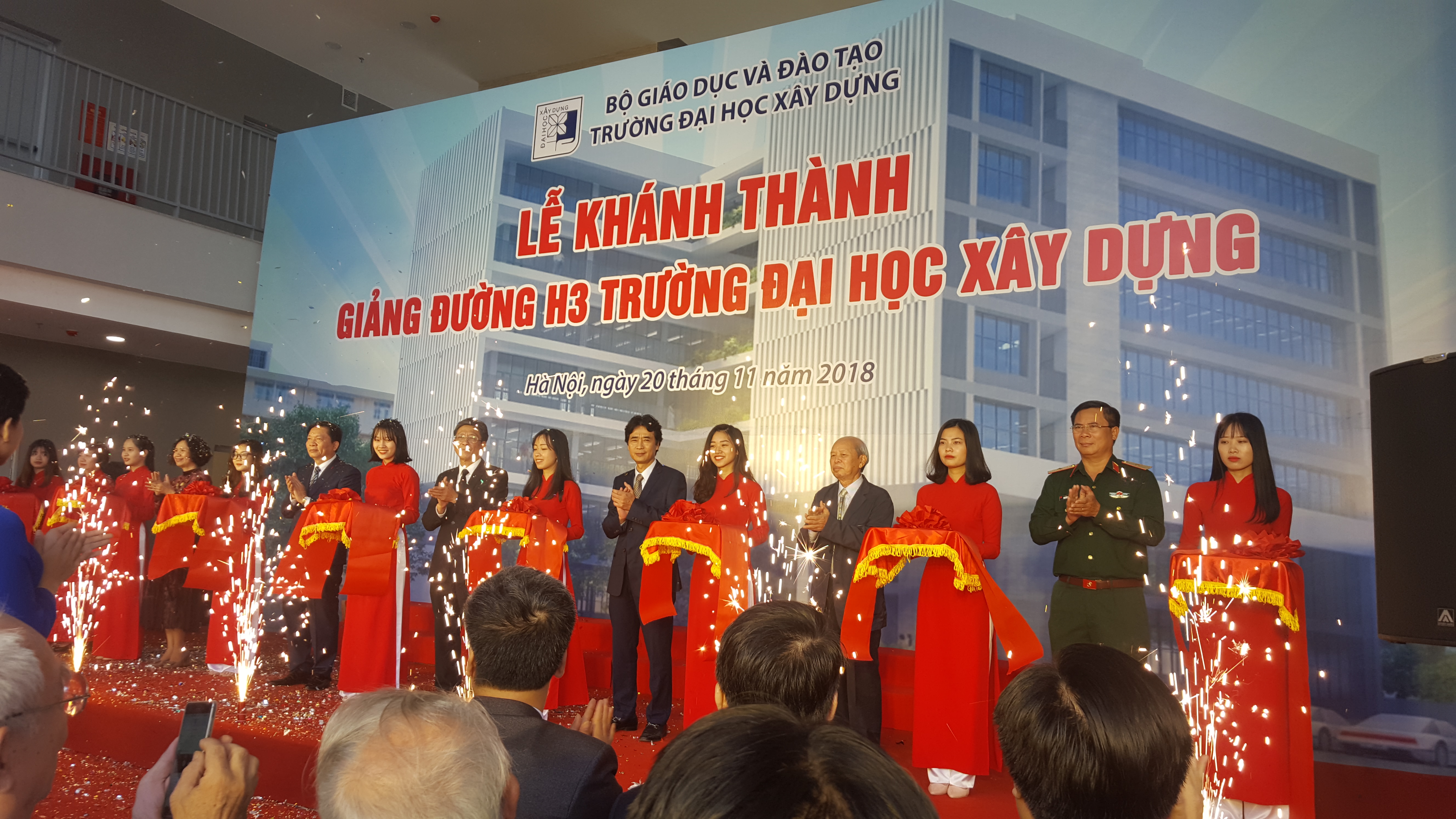 CONINCO tham dự Lễ Khánh thành giảng đường H3  và Lễ Kỷ niệm ngày Nhà giáo Việt Nam 20/11  của Trường Đại học Xây dựng